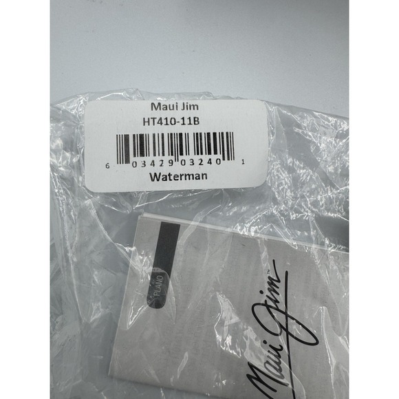 MAUI JIM WATERMAN MJ 410-11B TITANIUM W/ MAUI HT GREEN POLARIZED SUNGLASSES NEW - Picture 8 of 10
